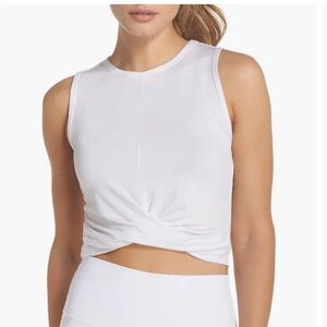 Alo yoga white tank top